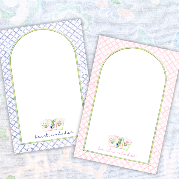 Personalized Mahjong Notepad