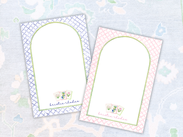 Personalized Mahjong Notepad